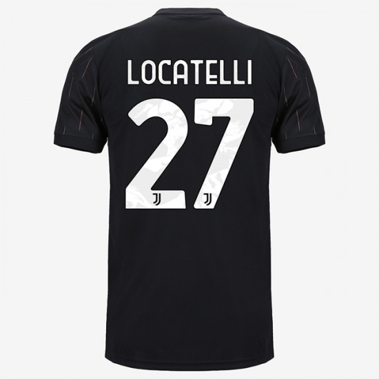Camisola Juventus Manuel Locatelli 27 Equipamento Segundo 2021-2022 Manga Curta